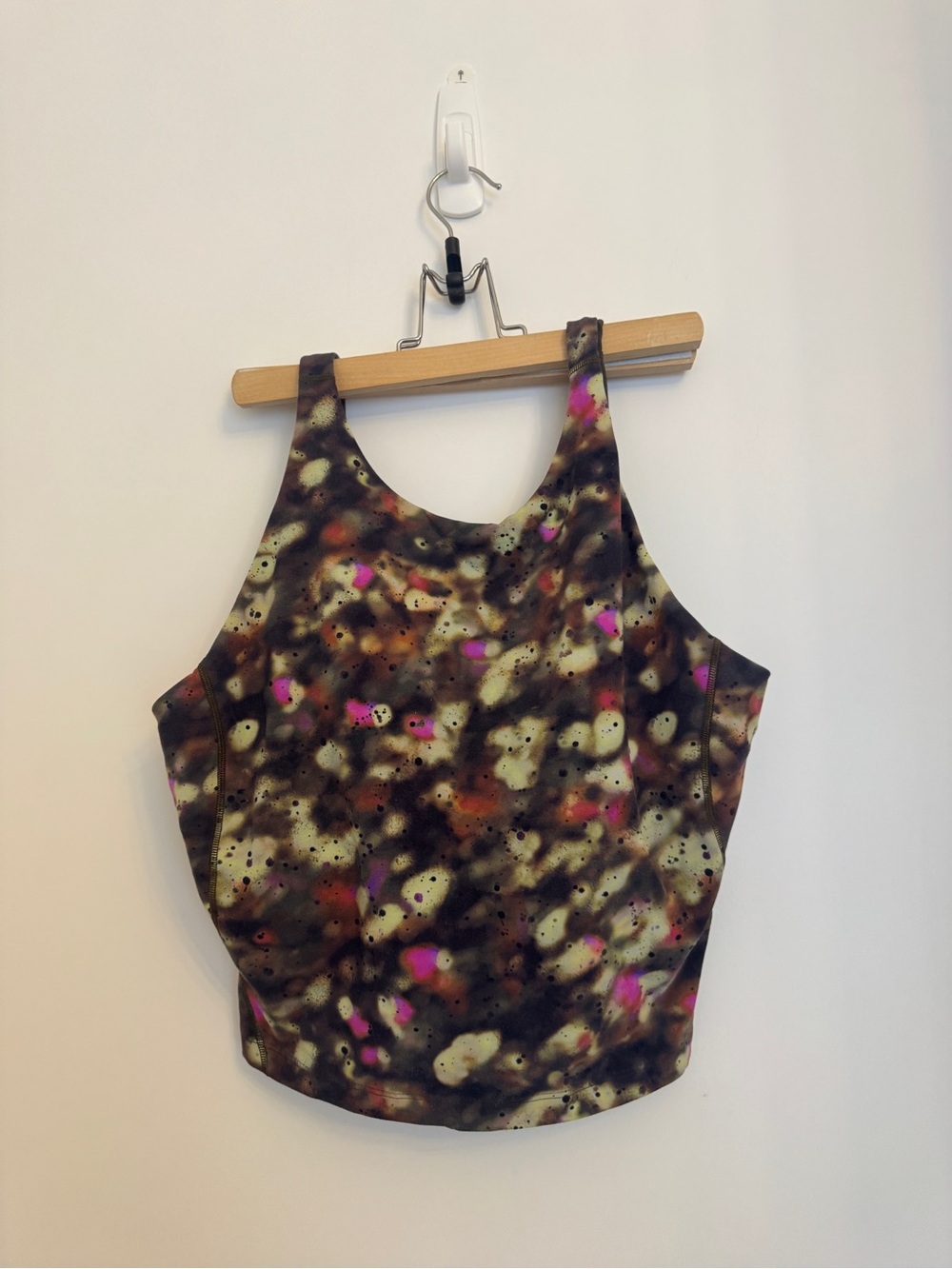 lululemon athletica Multicolor Abstract Scoop Sports Bra Top